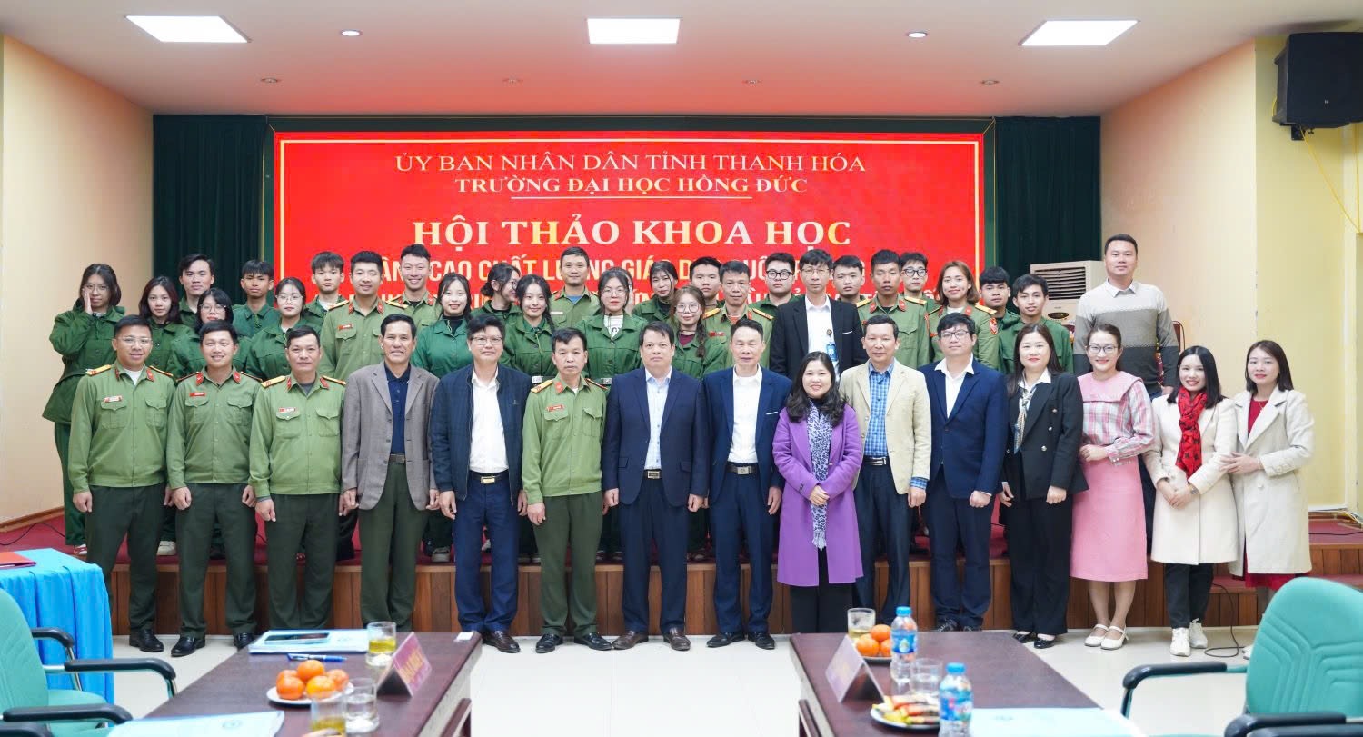 Hội thảo khoa học với chủ đề: “Nâng cao chất lượng công tác giáo dục quốc phòng và an ninh cho sinh viên đáp ứng yêu cầu bảo vệ tổ quốc trong tình hình mới”